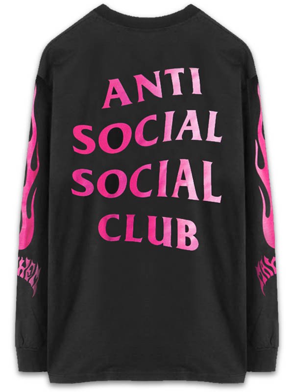 ANTI SOCIAL SOCIAL CLUB - A FIRE INSIDE LONG SLEEVE T-SHIRT ...