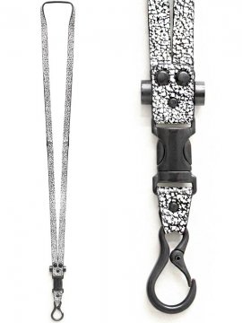<strong>BLACK TRIANGLE DESIGN</strong>FASTEX buckle leather Neck holder<br>BLACK x WHITE NOISE