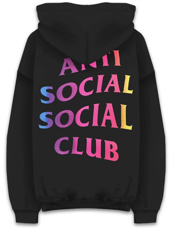 ANTI SOCIAL SOCIAL CLUB - MORE HATE MORE LOVE BLACK SWEAT HOODIE