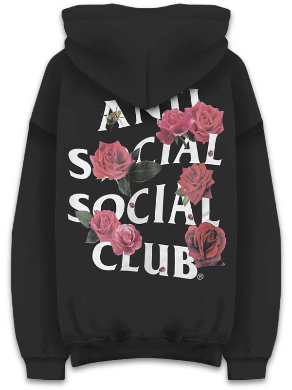 ANTI SOCIAL SOCIAL CLUB - SMELLS BAD BLACK SWEAT HOODIE ...