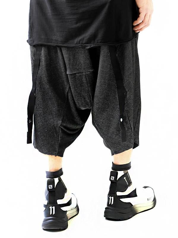 HAMCUS - ハムカス - STRAP SDJUSTABLE DROP-CROTCH SHORTS