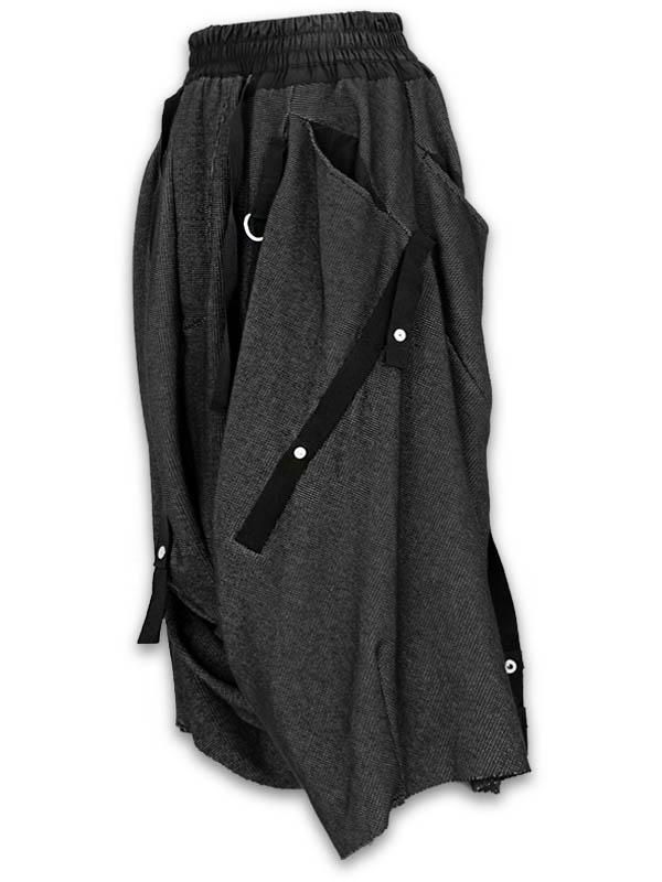 HAMCUS カーゴショーツ HAMCUS - ハムカス - STRAP SDJUSTABLE DROP-CROTCH SHORTS