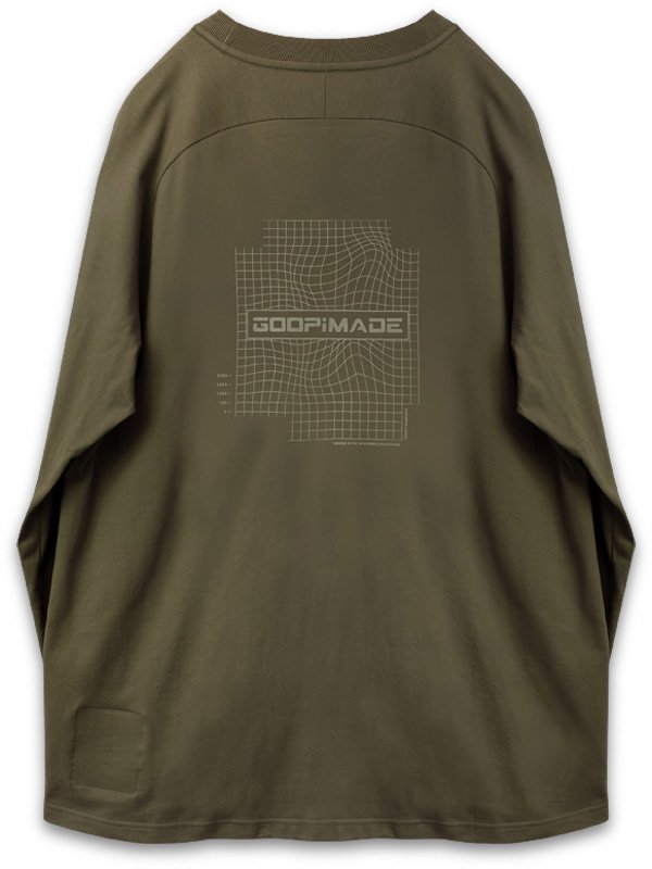 GOOPiMADE - FL-03 UPSIDE DOWN L/S TEE - SHINKIROU1.0