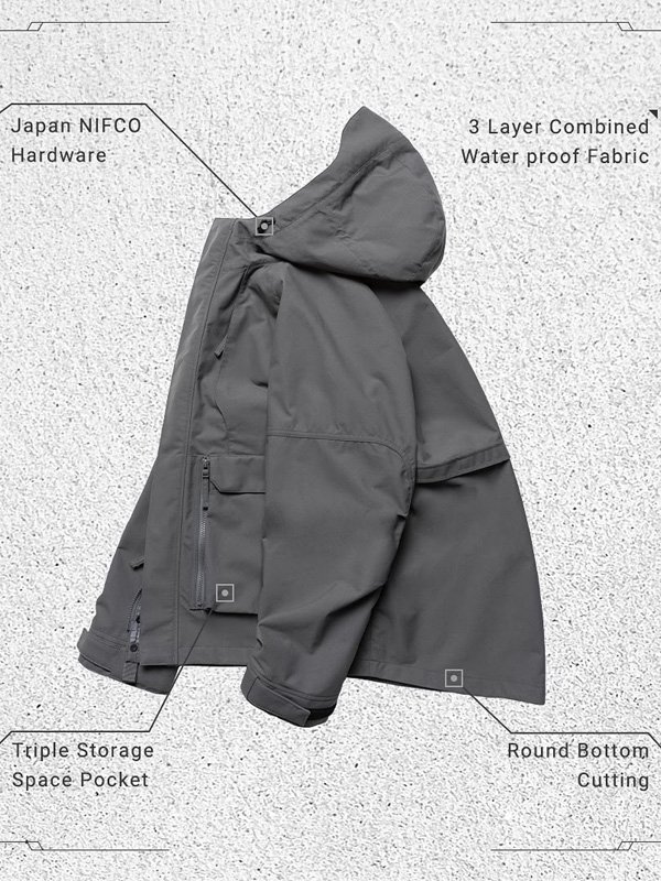 GOOPiMADE - “GEOMETRY“ MOUNTAIN PARKA JACKET - SHINKIROU1.0