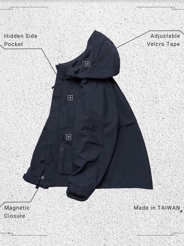 GOOPiMADE - “GEOMETRY“ MOUNTAIN PARKA JACKET - SHINKIROU1.0