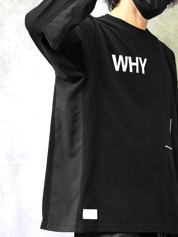 avis by SIVA - WHY SCREEN WIDE L-SLEEVE TEE Discharge - SHINKIROU1.0