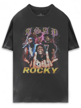 <strong>THE INSPIREDSTUDIO</strong>ASAP ROCKY T-SHIRT<br>WASHED BLACK