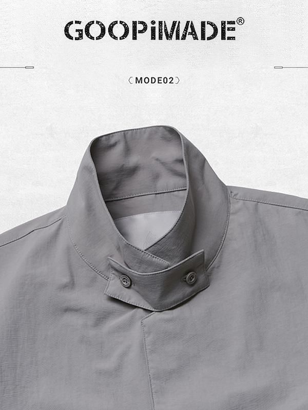 GOOPiMADE - グーピーメイド - “TP-01“ WR NECKBAND SHIRT