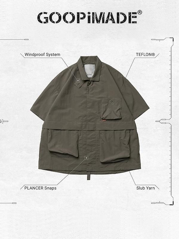 [GOOPiMADE] グーピーメイド ネクタイ Necktie (送料関税込み) GOOPiMADE - “VT-03” MULTI-POCKET UTILITY DUNGAREES