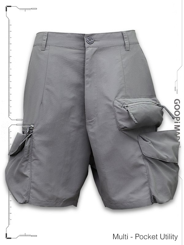 GOOPiMADE - グーピーメイド - “DP-3“ MULTI-POCKET UTILITY SHORTS - SHINKIROU