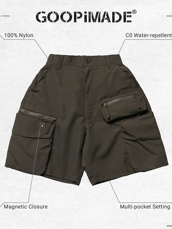 GOOPiMADE - グーピーメイド - “DP-3“ MULTI-POCKET UTILITY SHORTS - SHINKIROU