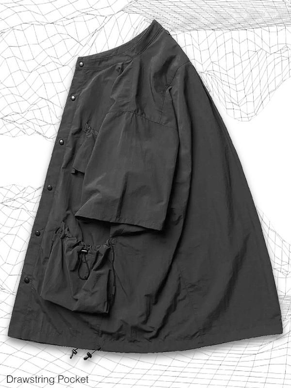 MELSIGN® - DRAWSTRING POCKET SHIRT - SHINKIROU1.0