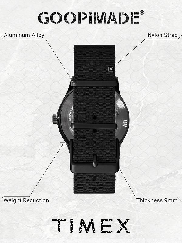 MEGMEG様確認用ページ＊名入れオーダーメイド時計 GOOPiMADE - “リバースサンダイアル“ GT-01 ミルスペック W