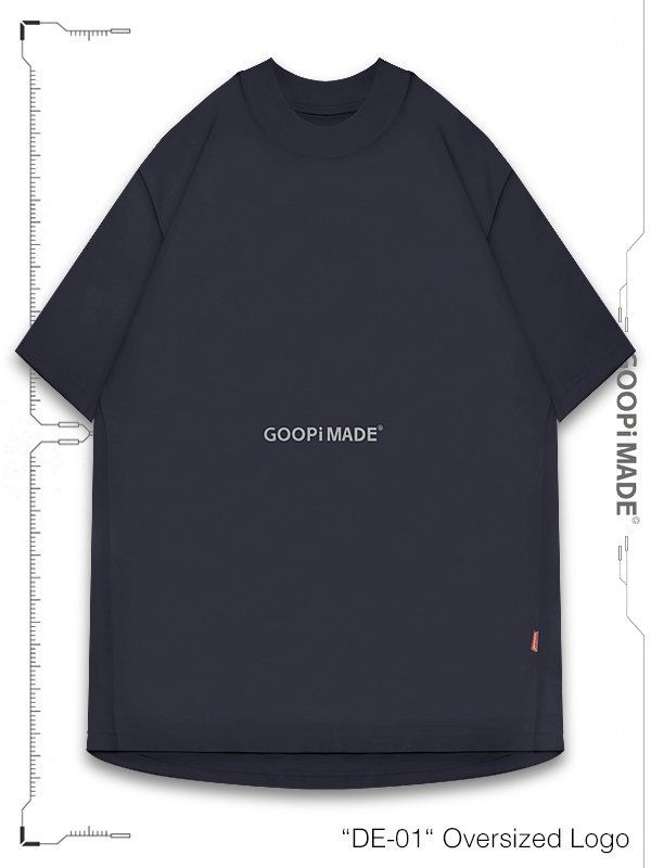 GOOPiMADE - “DE-01“ Oversized Logo Tee - SHINKIROU1.0