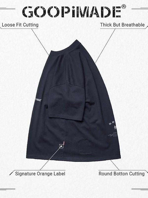 GOOPiMADE - “DE-01“ Oversized Logo Tee - SHINKIROU1.0