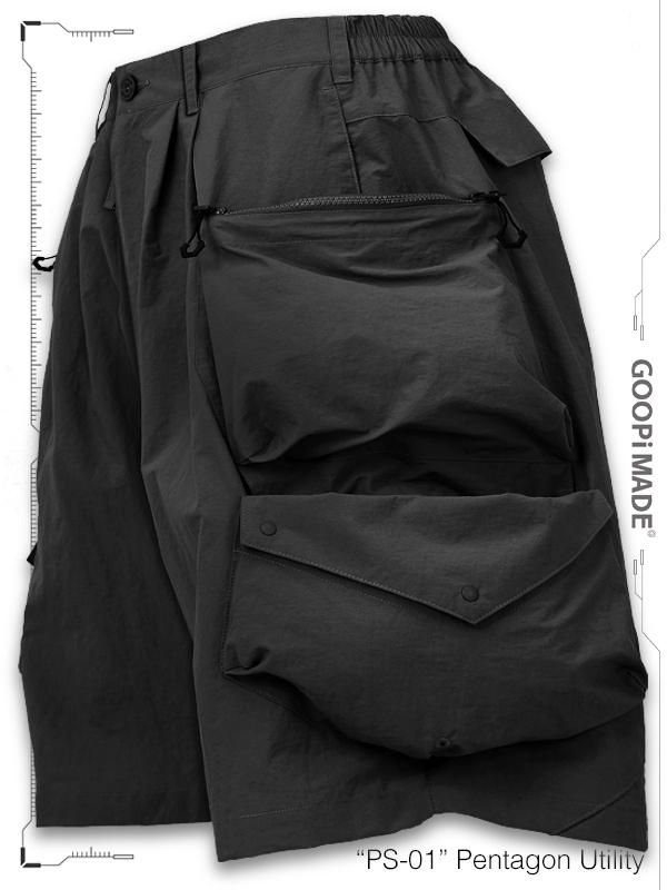 GOOPiMADE - グーピーメイド - “PS-01“ Pentagon Utility Shorts