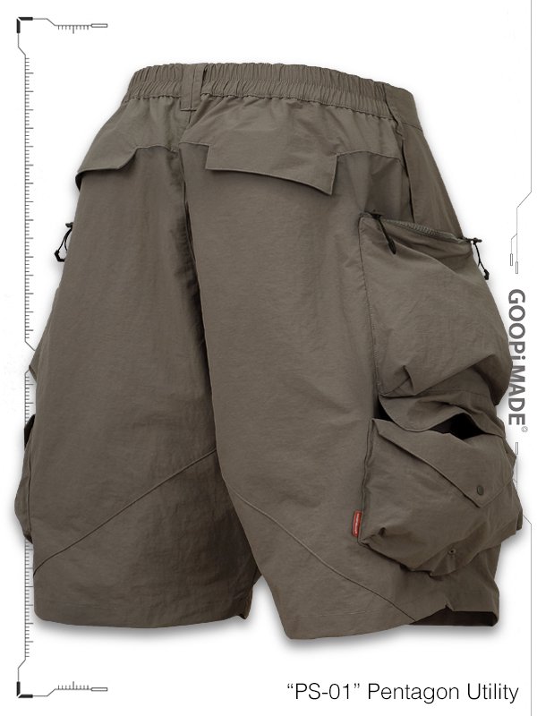 GOOPiMADE - グーピーメイド - “PS-01“ Pentagon Utility Shorts 