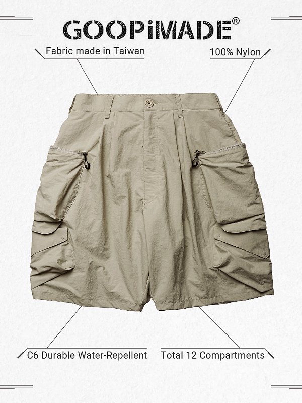 GOOPiMADE - グーピーメイド - “PS-01“ Pentagon Utility Shorts