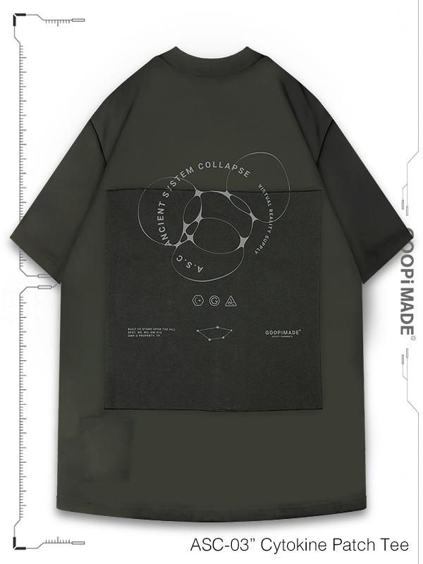 GOOPiMADE Tシャツ GOOPiMADE - “ASC-03“ Cytokine Patch Tee - SHINKIROU1.0