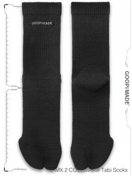 <strong>GOOPiMADE</strong>C-MX.2 COOLMAX® Tabi Socks<br>BLACK
