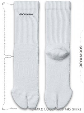 <strong>GOOPiMADE</strong>C-MX.2 COOLMAX® Tabi Socks<br>WHITE