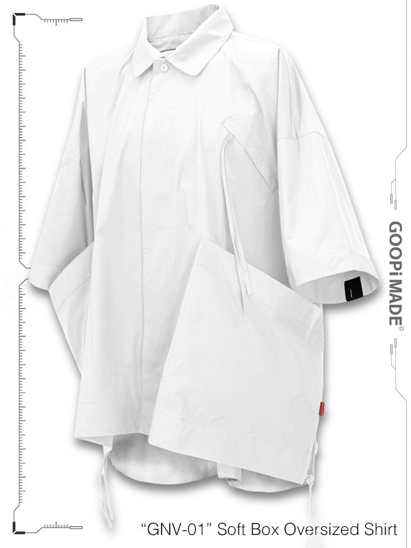 GOOPiMADE - グーピーメイド - “GNV-01“ Soft Box Oversized Shirt ...