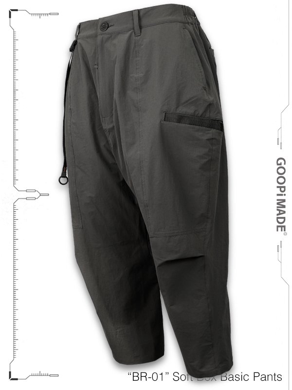 GOOPiMADE - “BR-01“ Soft Box Basic Pants - SHINKIROU1.0