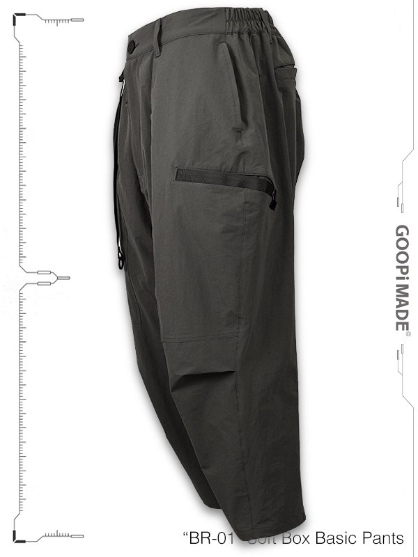 GOOPiMADE - “BR-01“ Soft Box Basic Pants - SHINKIROU1.0