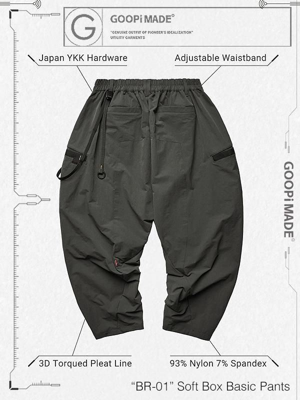 GOOPiMADE - “BR-01“ Soft Box Basic Pants - SHINKIROU1.0