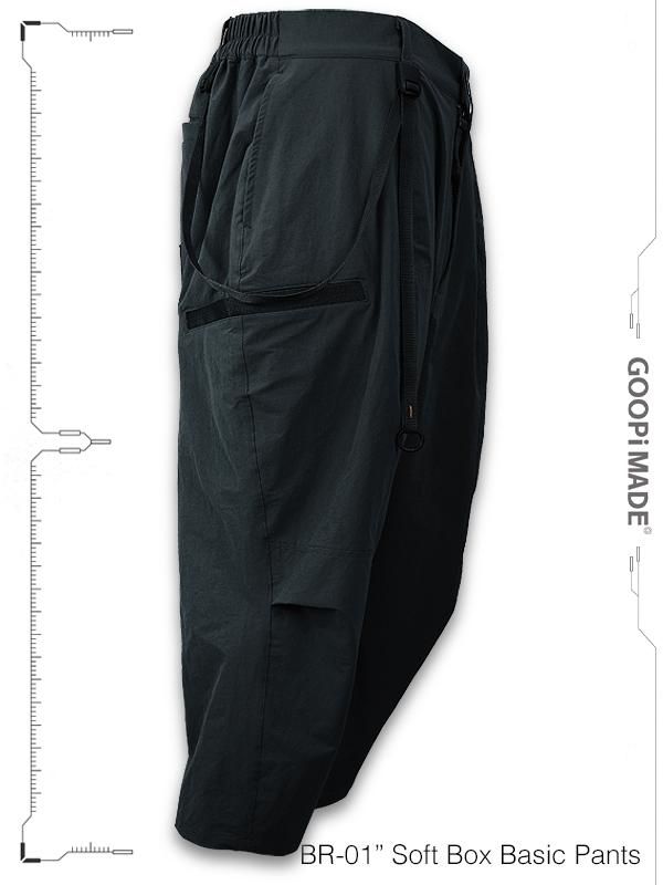 GOOPiMADE - “BR-01“ Soft Box Basic Pants - SHINKIROU1.0