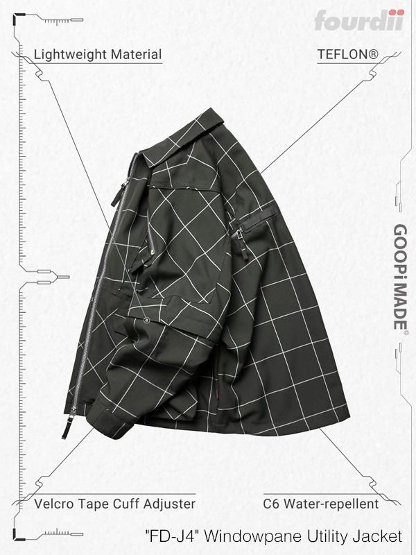 GOOPiMADE x 4DIMENSION - “FD-J4“ Mesh Windowpane Utility GOOPiMADE x 4DIMENSION - “FD-J4“ Mesh Windowpane Utility