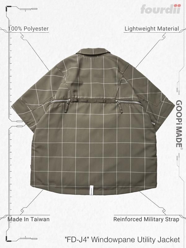 GOOPiMADE x 4DIMENSION - “FD-J4“ Mesh Windowpane Utility