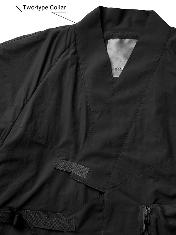 GOOPiMADE - “VO-01“ Tech Utility Kimono Jacket - SHINKIROU1.0