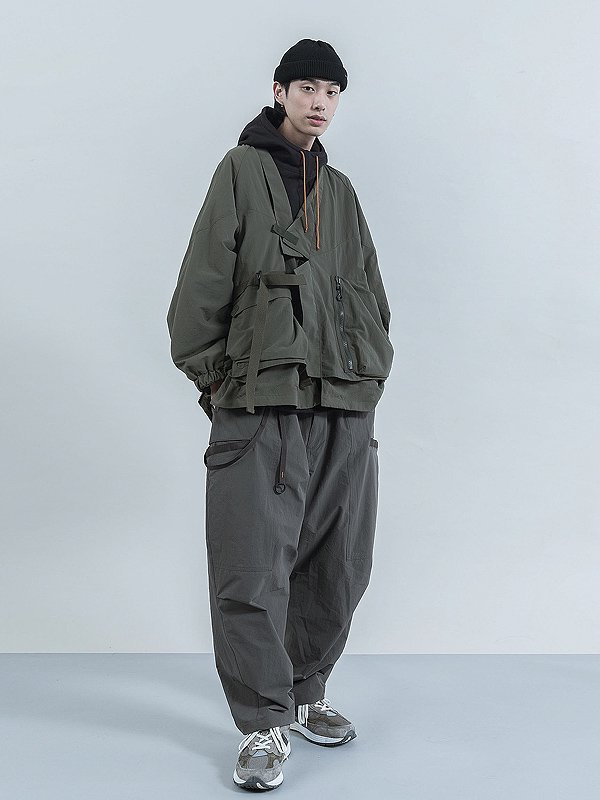 GOOPiMADE - “VO-01“ Tech Utility Kimono Jacket - SHINKIROU1.0