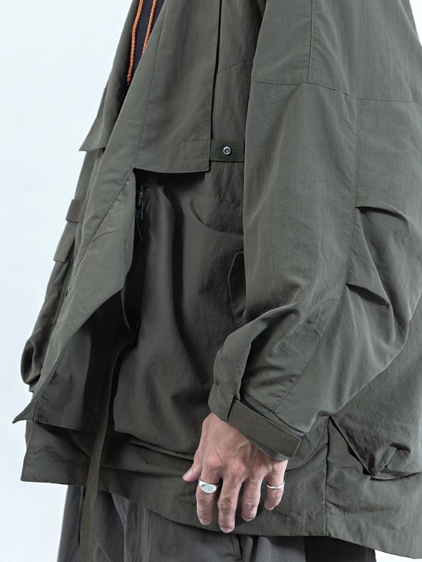 GOOPiMADE - “VO-01“ Tech Utility Kimono Jacket - SHINKIROU1.0