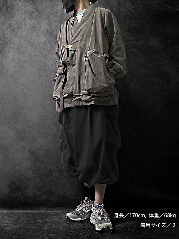 GOOPi MADE / Kimono Jacket L-SEPIA サイズ:1以下詳細
