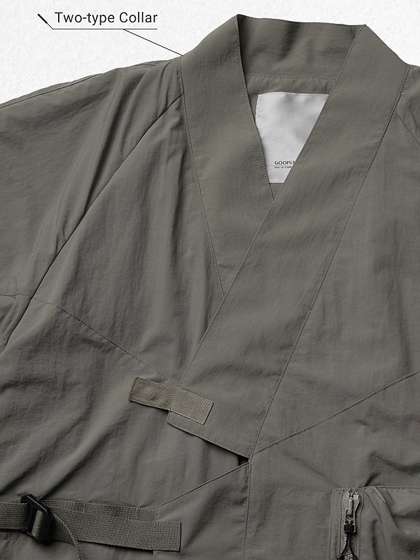 GOOPiMADE - “VO-01“ Tech Utility Kimono Jacket - SHINKIROU1.0