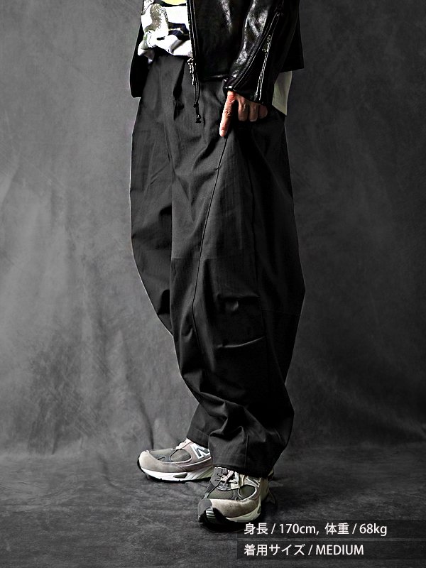 MELSIGN - Baggy 3D Arc-cutting Trousers - SHINKIROU1.0