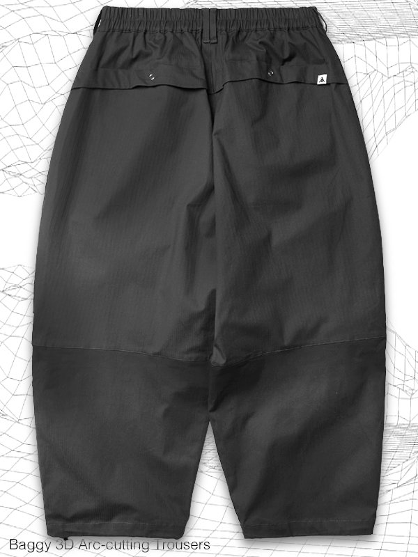 MELSIGN - Baggy 3D Arc-cutting Trousers - SHINKIROU1.0