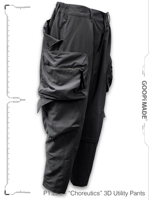 GOOPiMADE - P1.L5S - “Choreutics“ 3D Utility Pants - SHINKIROU1.0