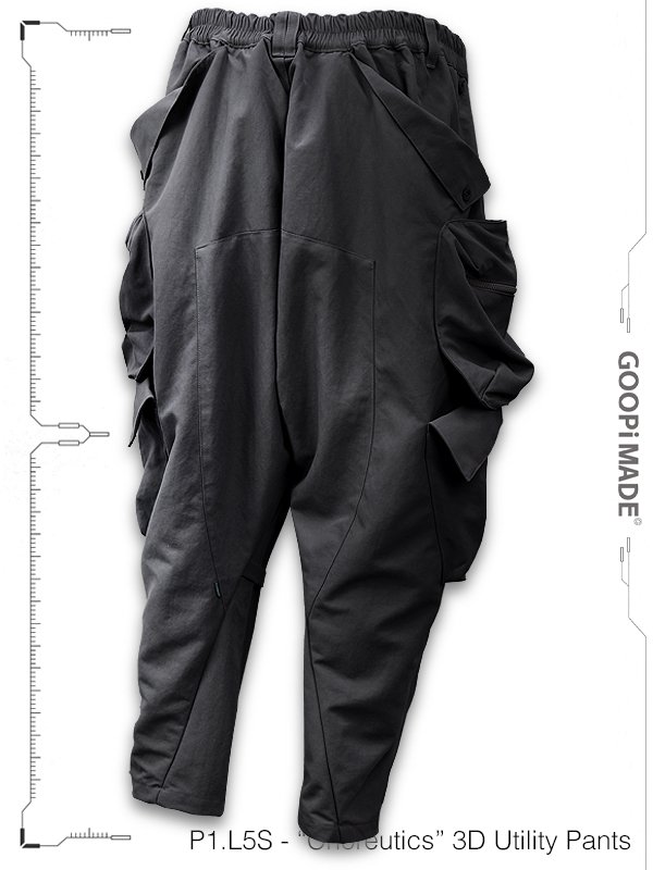 GOOPi “Choreutics” 3D Utility Pants オープニング大セール - www