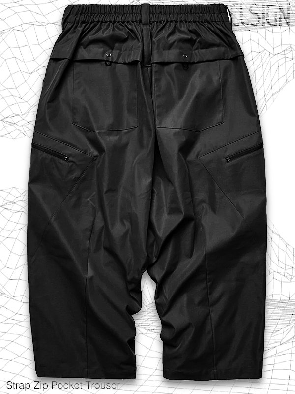 MELSIGN - Strap Zip Pocket Trousers - SHINKIROU1.0
