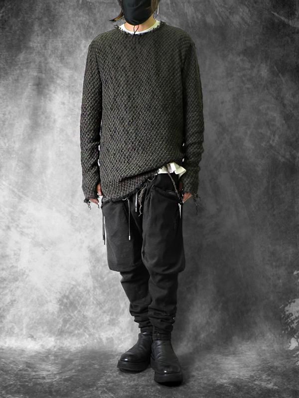 新品/タグ付き】Army of me サルエルパンツ ブラック サイズS