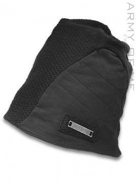 <strong>ARMY OF ME</strong>STRUCTURED COTTON BEANIE 72<br >BLACK