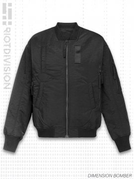 <strong>RIOTDIVISION</strong>DIMENSION BOMBER JACKET<br>BLACK