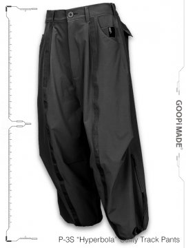 <strong>GOOPiMADE</strong>P-3S “Hyperbola“ Utility Track Pants<br>BLACK
