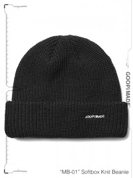 <strong>GOOPiMADE</strong>“MB-01“ Softbox Knit Beanie<br>SHADOW