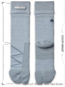 <strong>GOOPiMADE</strong>“DX-L3“ Double Ribs Tabi-Socks<br>SNOW FLAKE