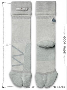 <strong>GOOPiMADE</strong>“DX-L3“ Double Ribs Tabi-Socks<br>IVORY