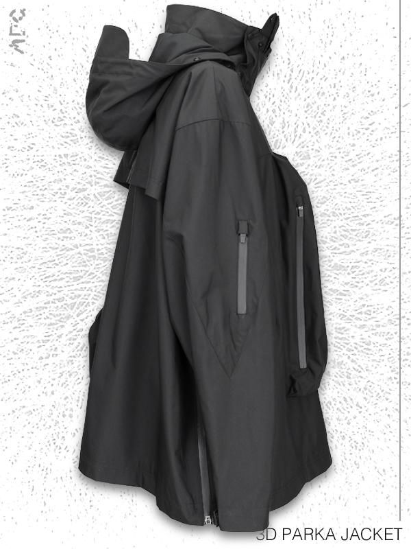 ARCHIVAL REINVENT - 3D PARKA JACKET TEFLON® - SHINKIROU